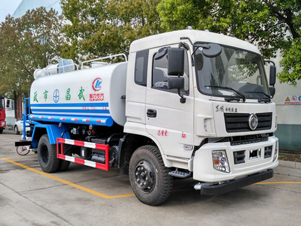 東風專用底盤10-12方綠化噴灑抑塵車